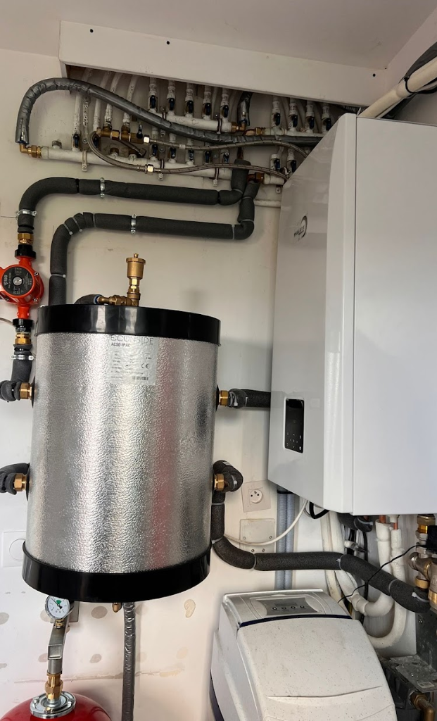 Chaufferie et traitement d'eau finis et fonctionnels